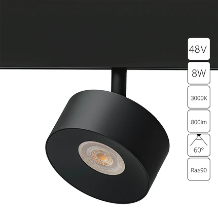 A4781SP-1BK СВЕТИЛЬНИК ПОТОЛОЧНЫЙ LINEA 48В 8Вт 3000К 90+